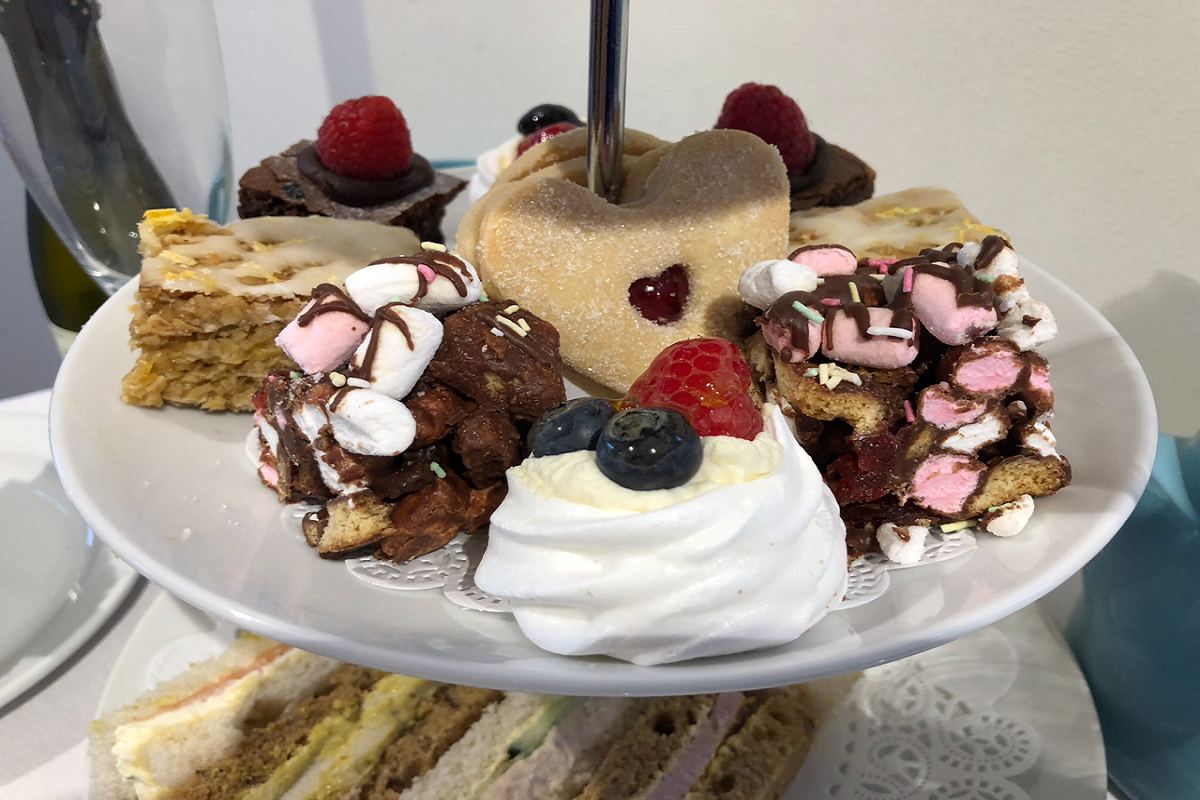 A stand of homemade treats