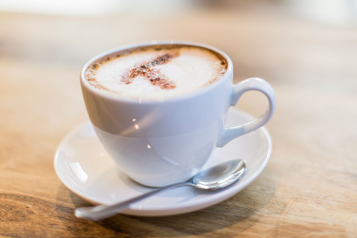 A cappuccino