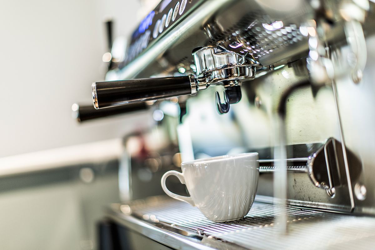 Coffee being poured